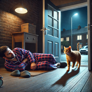 The Cats Door Man